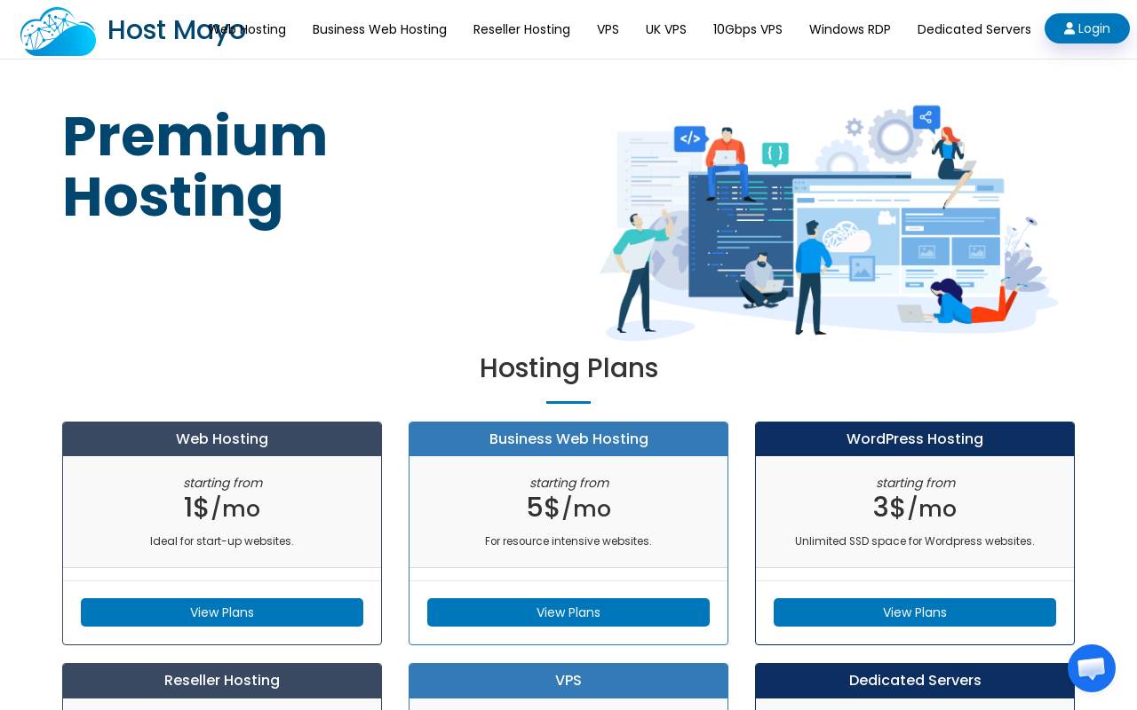 HostMayo 官网截图